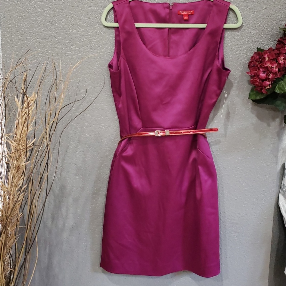 New York and Co collection purple/fuschia dress - Picture 4 of 4